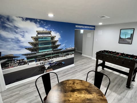 Picture wall lets you feel like you are at the track!