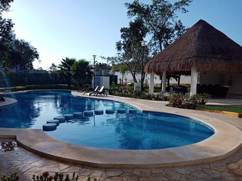 Apartment, 2 Bedrooms, Balcony, Garden View | Pool | Outdoor pool