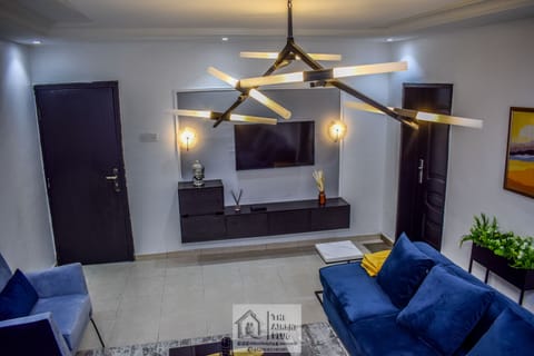 Apartment | Living room | 30-inch TV with digital channels