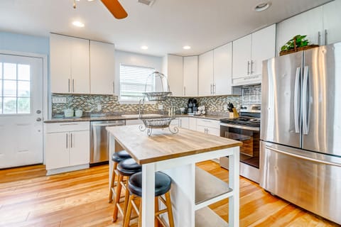 New stainless steel appliances