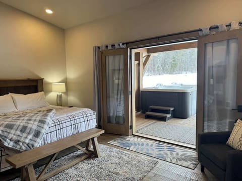 Private hot tub located right off your Master Suite Balcony!