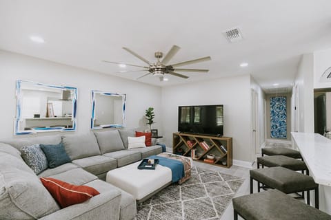 Living room with Smart TV