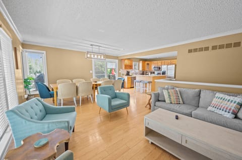 Open concept is perfect for entertaining.