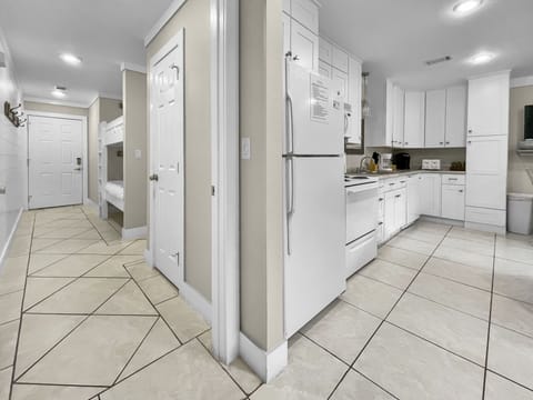 Inlet Dunes #101 | Hallway and Kitchen Area