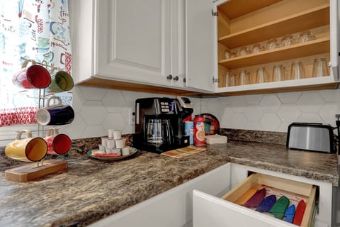 Our coffee maker include drip as well as pods for a faster individual experience