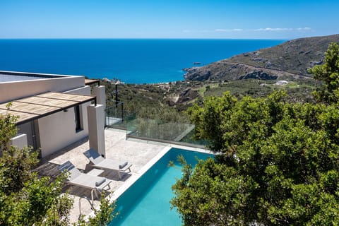 Metatulia 2, Plakias, Sea View, Aerial View of the swimming pool