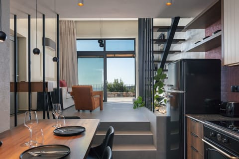Metatulia 4,Plakias,Sea View, Dining room/ Living room area