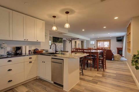 Open concept makes it easy for everyone to enjoy each other 