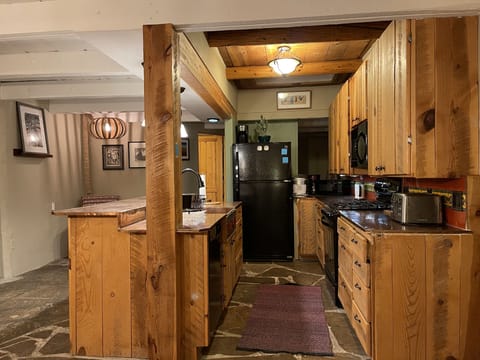 Kitchen with all amenities - dishwasher, gasstove, microwaves. espresso/coffee