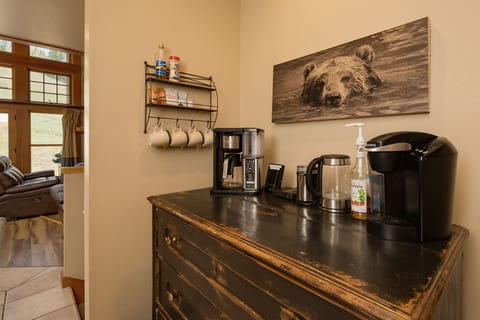 Coffee Bar adjacent to the Main Living Space