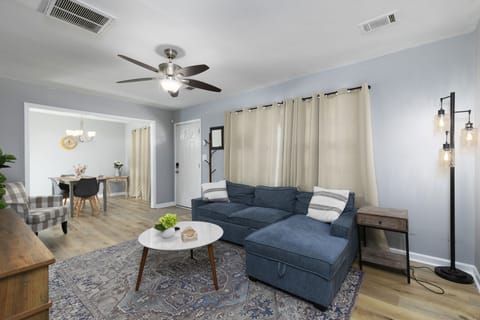 Enjoy our warm and inviting living room.