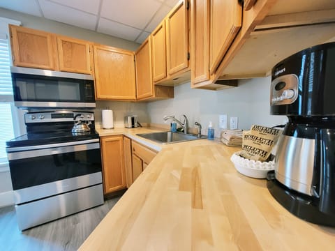 Kitchen with all you should need to make meals and memories