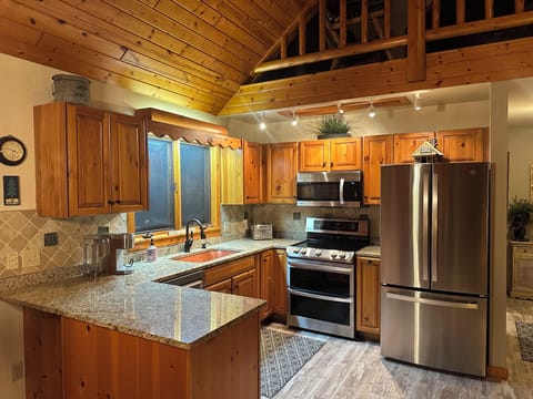 Beautiful and well appointed fully stocked kitchen, with every appliance needed