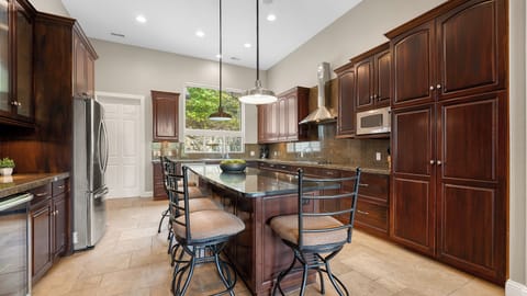 Kitchen on main level