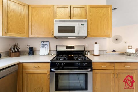 Fully stocked kitchen
