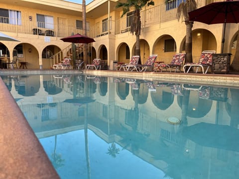 Walk outside your room and step into the pool