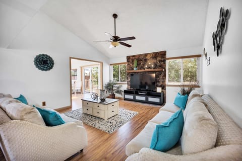 Living Room with 65" TV