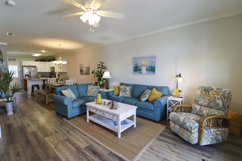 Open-concept living area