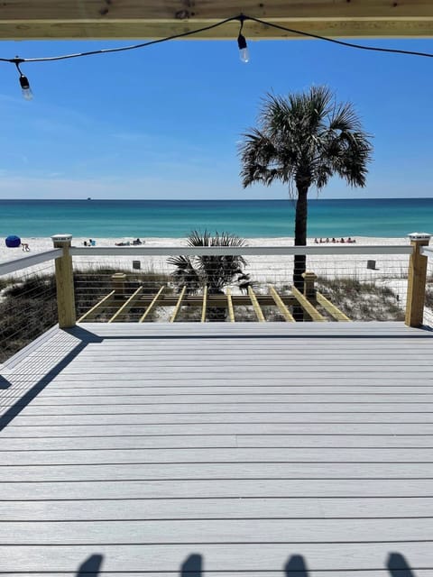 Ocean view from second story balcony off of master bedroom