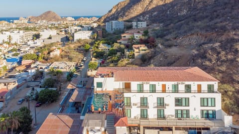 Building exterior – your hillside Marina landmark!