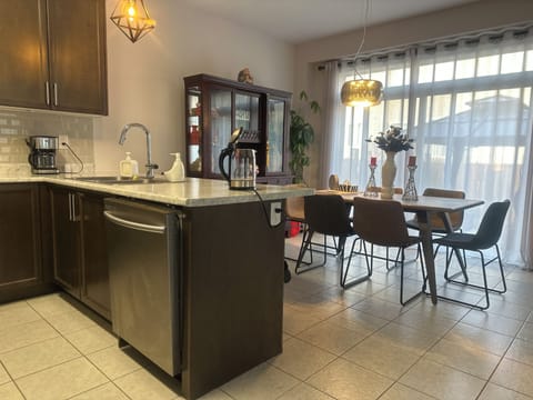 Kitchen and dining room