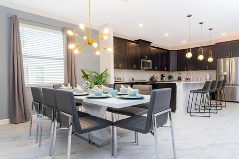 Step into this spacious, comfortable, and family-friendly dining and kitchen area, designed to meet every need of a guest looking for the perfect vacation home. Whether you’re a family or a group of friends, this homey haven invites you to relax, recharge, and make lasting memories.