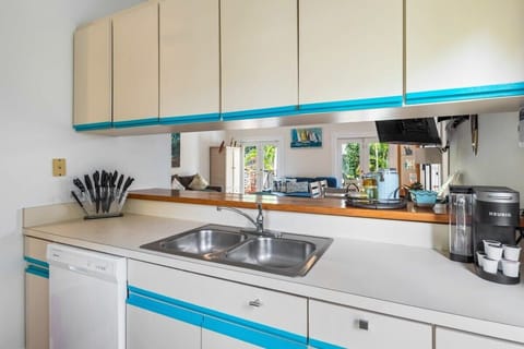 Kitchen with Keurig and Bar Seating