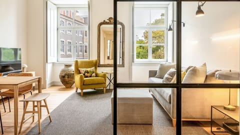 Bright and classic living room where you can unwind after exploring Lisbon #bright #livingroom #portugal #pt #lisbon