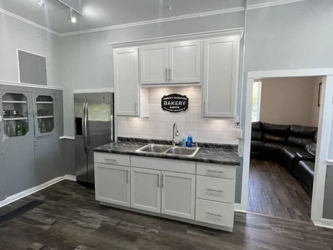 Fully stocked kitchen