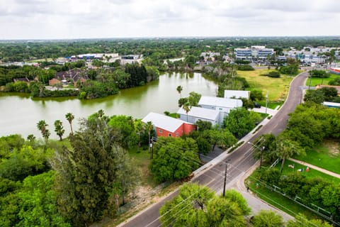 Birds- eye- view of the property. Near Hospital Retail stores and Restaurants.