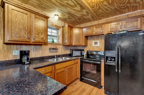 You'll enjoy staying in and cooking in the fully stocked kitchen