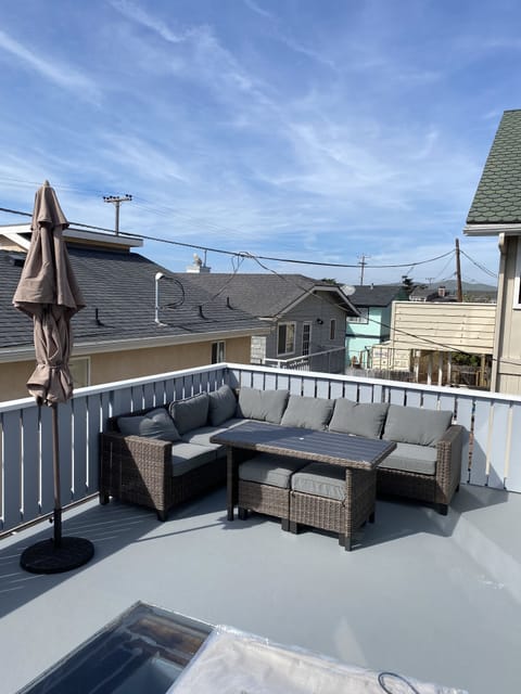 Relax outside the master bedroom