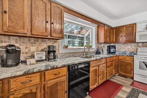 Prepare your morning coffee in either our drip or keurig coffee machine