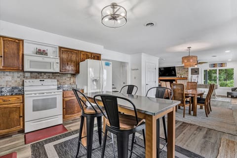 We have plenty of seating for everyone to enjoy family meals.