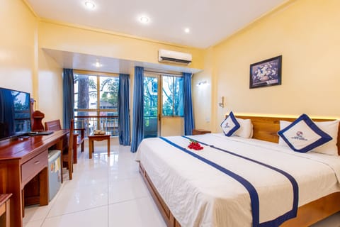 Deluxe Double Room, 1 King Bed, Balcony | View from room