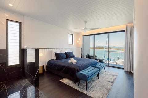 Master bedroom with ocean view 