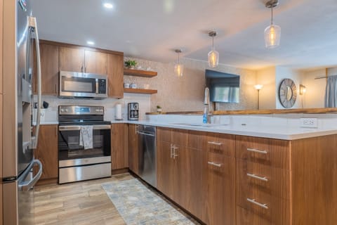 Fully stocked kitchen