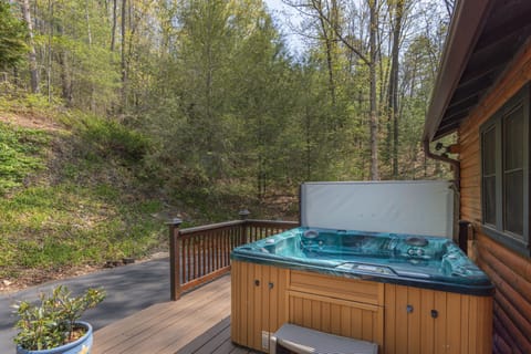 Your private hot tub area….