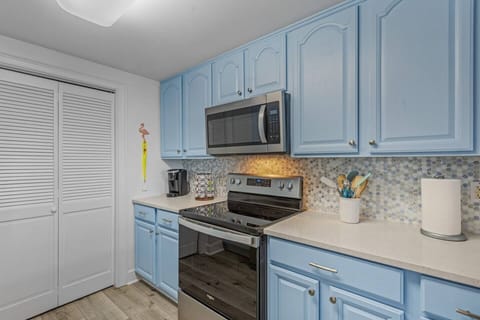 Kitchen.  Note: folding door goes to the laundry room.