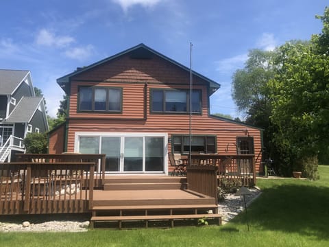Rear of house