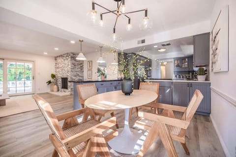 Dining table perfect for sharing stories and meals