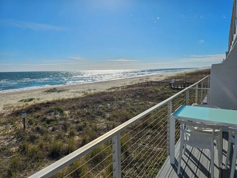 Welcome to G-5!  Enjoy the view from one of two beachfront decks!