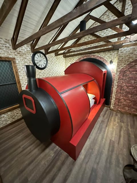 Train bedroom with full size bed (1)