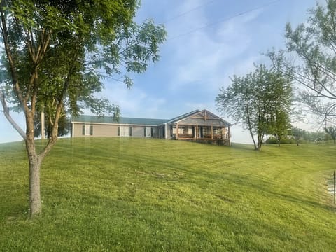 Front view of the house