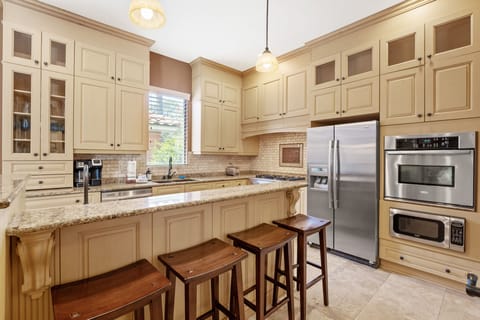 Gourmet Kitchen with Stainless Appliances