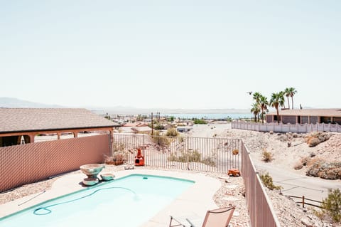 Lake view from the pool