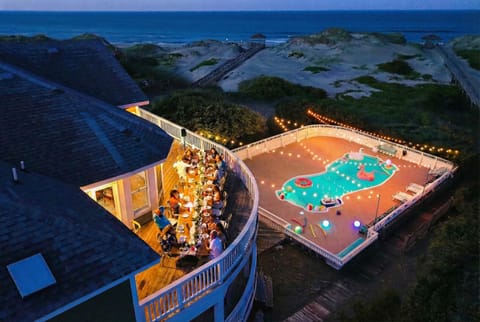 Private Estate — Exclusive 46BR Oceanfront Event Venue on 11 Acres in Corolla's 4x4 Beach | 3 Pools, 3 Hot Tubs | Sleeps 102 | Premier Wedding & Celebration Destination
