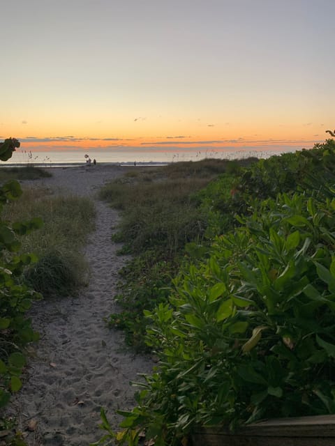 Two block walk to this...