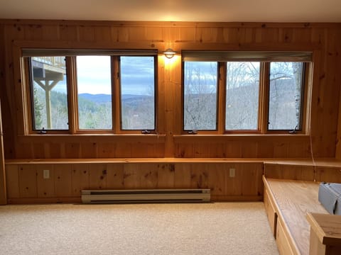 Basement bedroom with 4 beds. Perfect for kids!