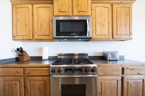 High-end appliances. 